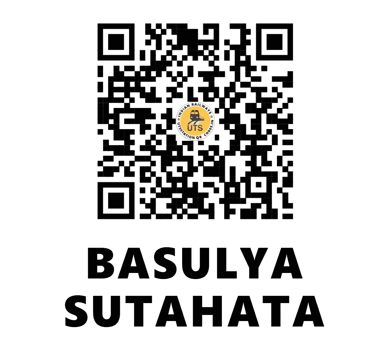 UTS QR Code for BASULYA SUTAHATA - BYSA - SE (WEST BENGAL)